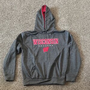 Wisconsin Badgers Gray Hoodie